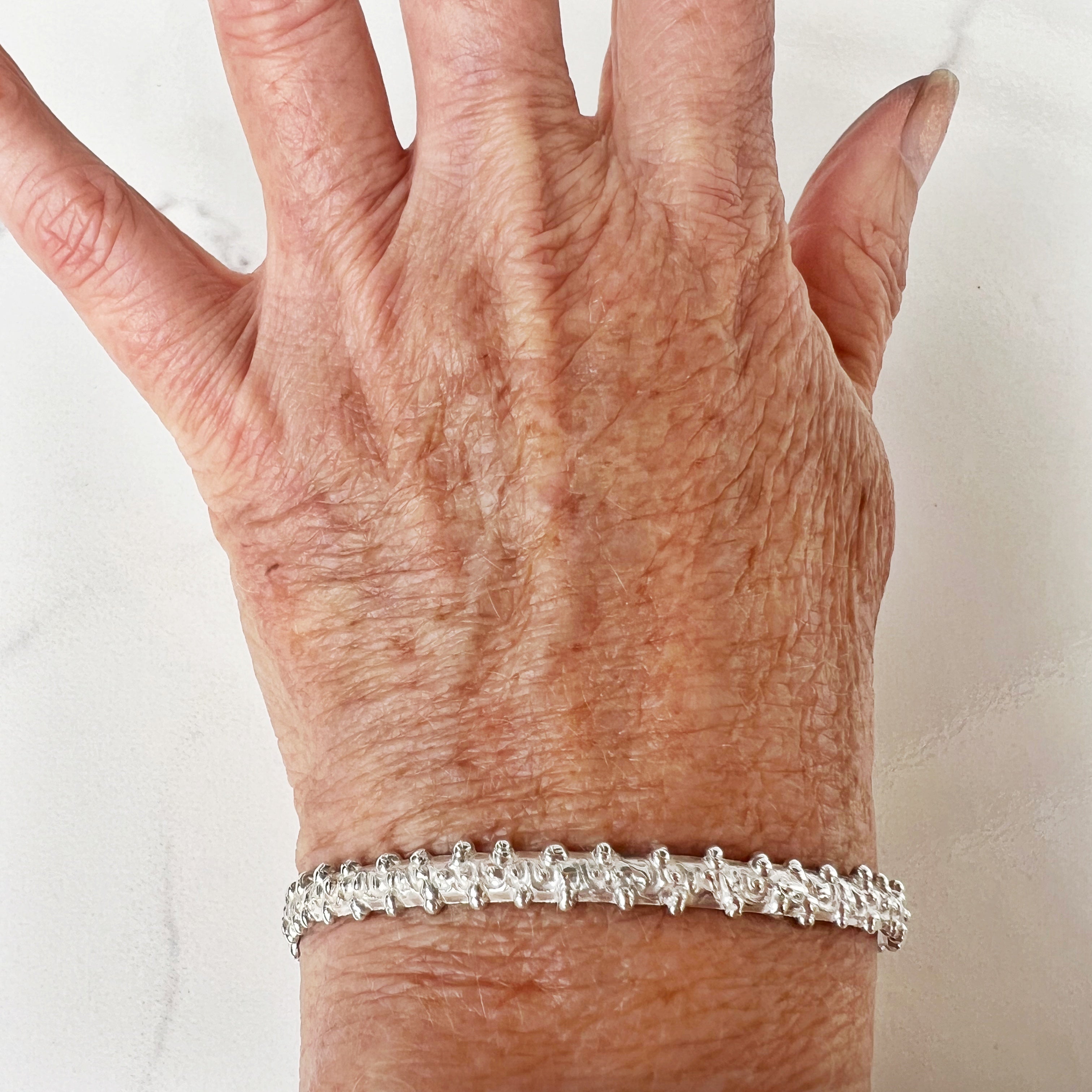 Pebble Bangle Bracelet