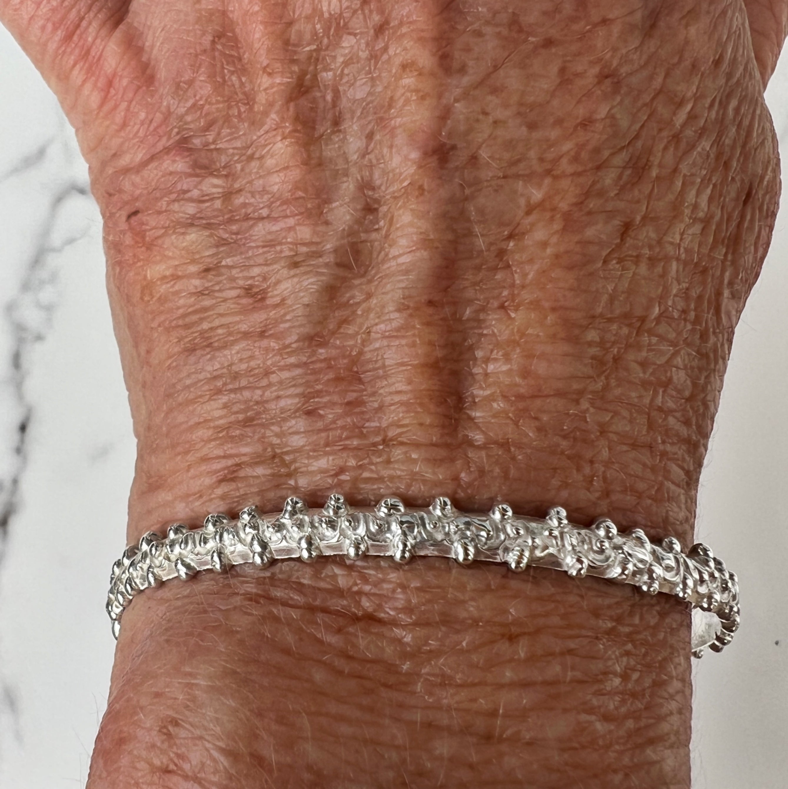 Pebble Bangle Bracelet